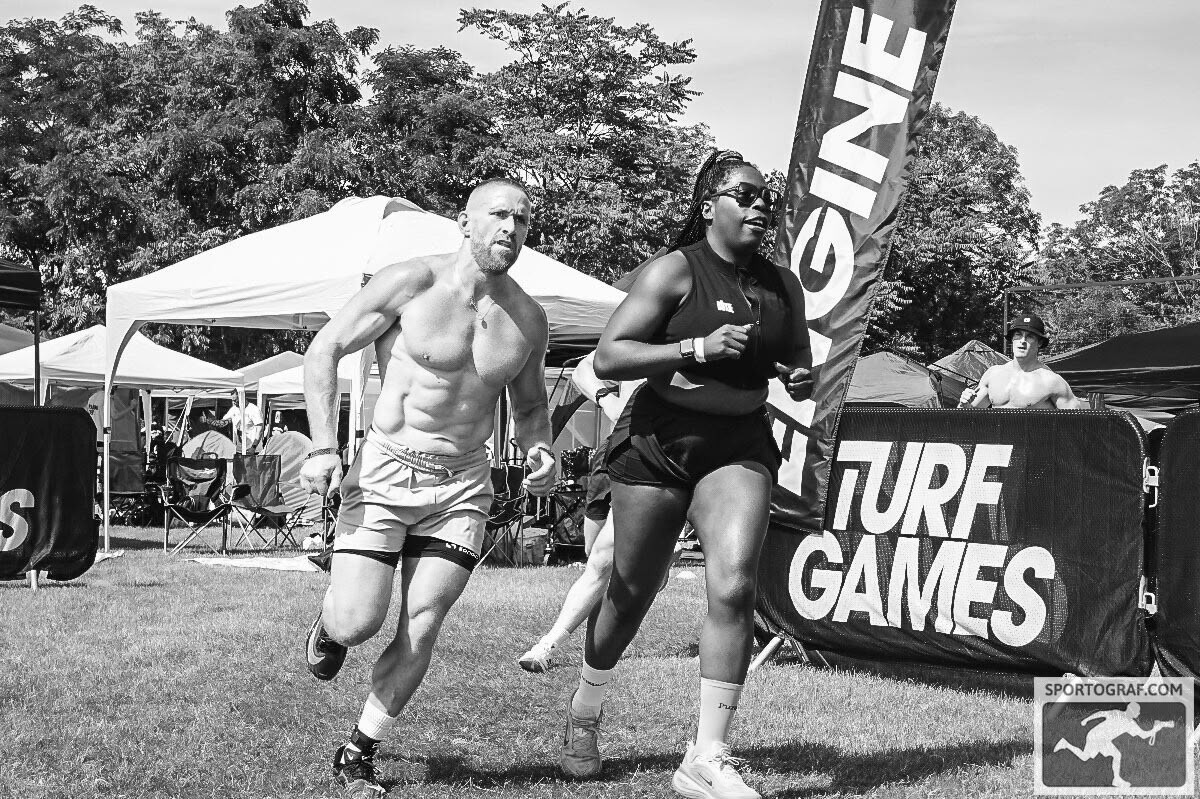 Büxie athlete at Turf Games